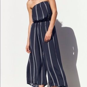 urban outfitters striped jumpsuit